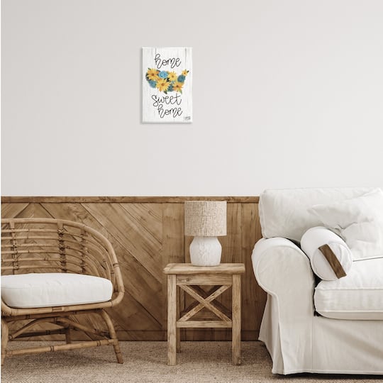Stupell Industries Floral Americana Phrase Wall Plaque Art